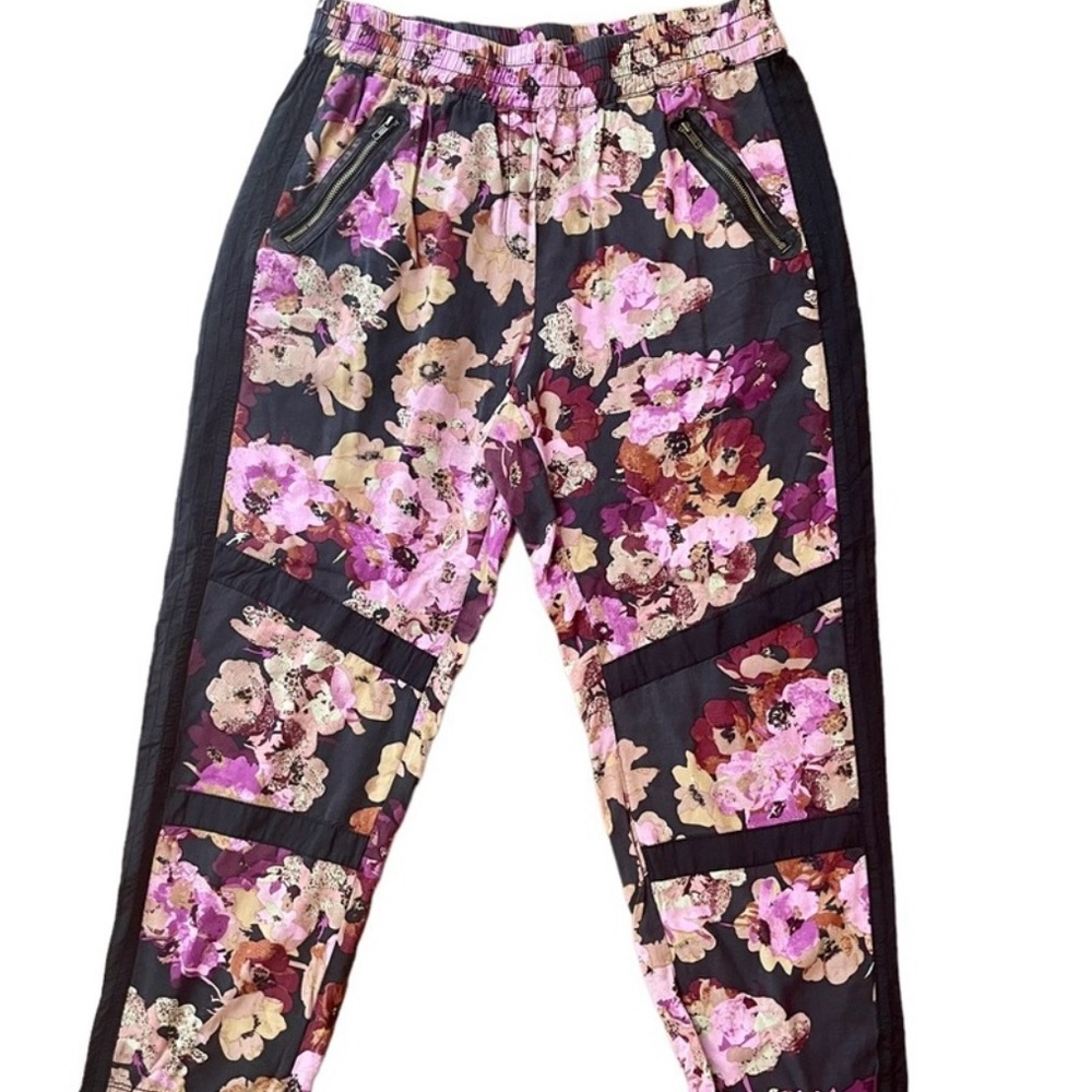 ANTHROPOLOGIE Lilka Floral Huntington Beach Moto Ankle Pants